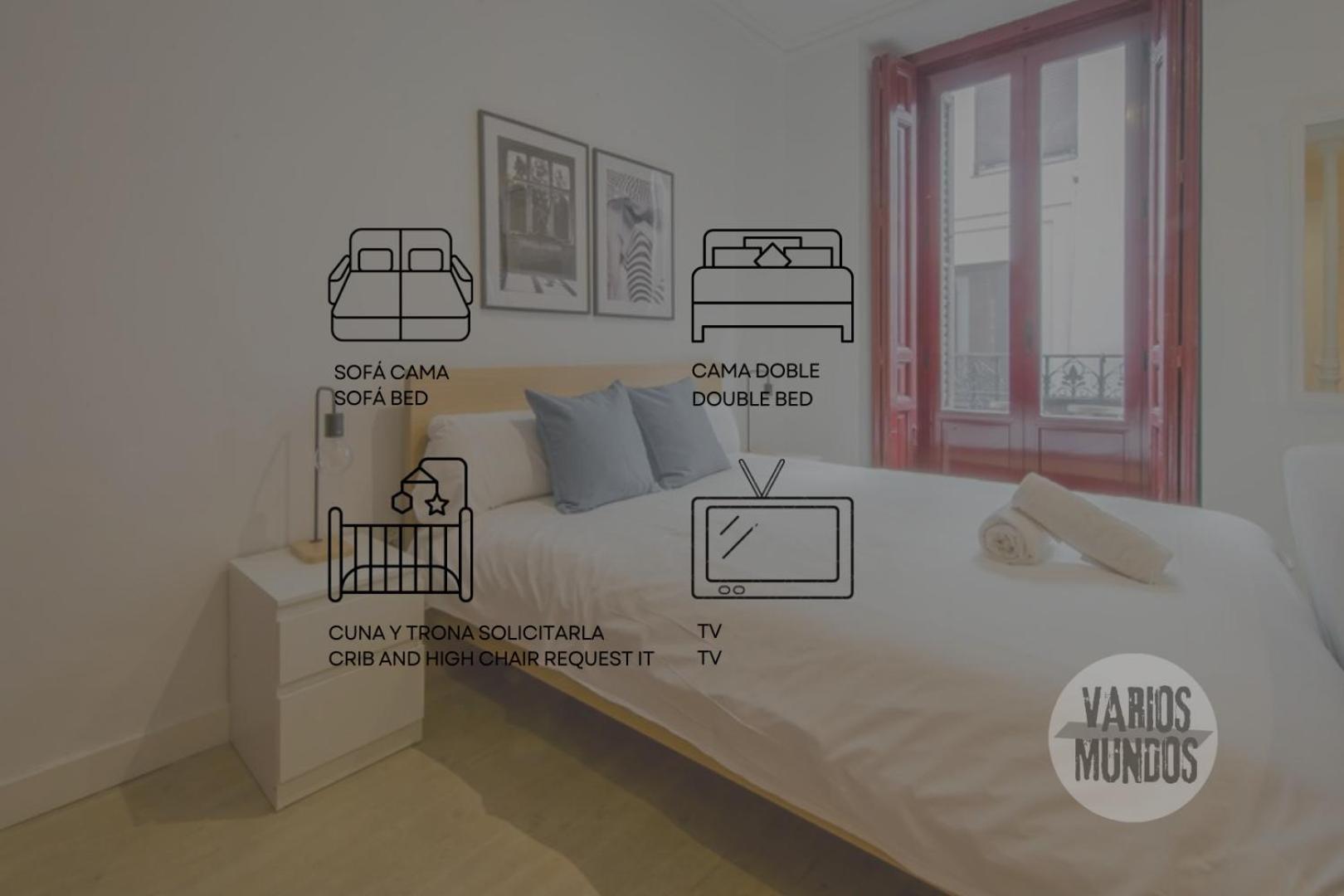 מדריד Beautiful Loft Para 3Pax En Huertas-Cortes מראה חיצוני תמונה